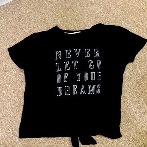 Cropped T-shirts blouse